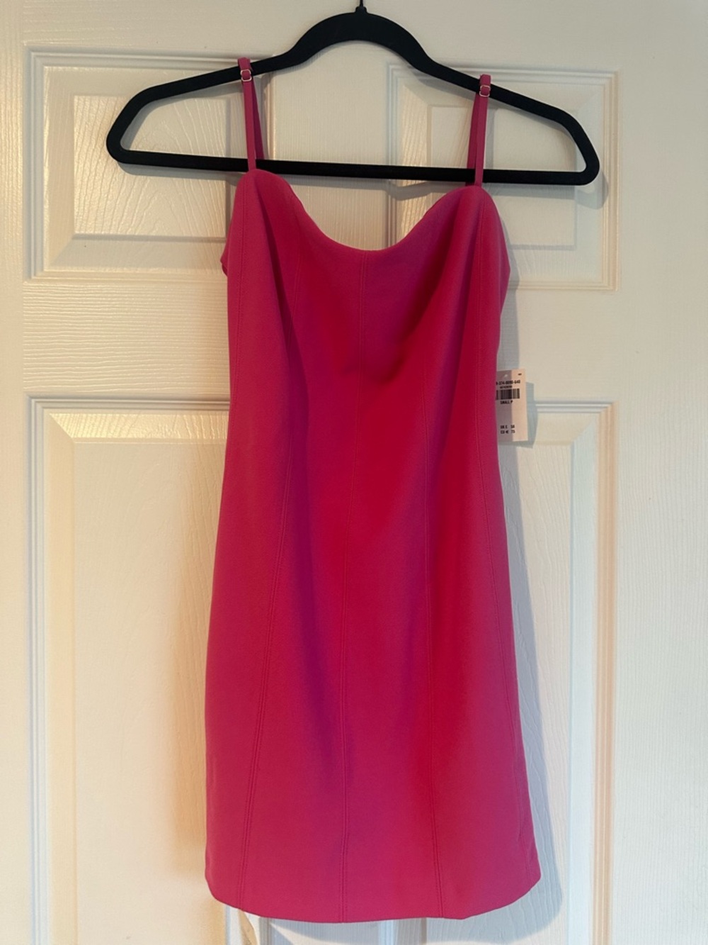 Abercrombie & Fitch Hot Pink Spaghetti-Strap Mini Dress